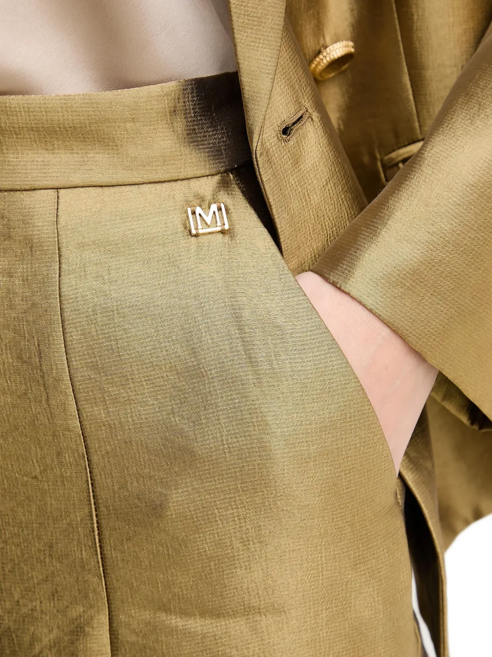 Marciano Pocket-detail Shorts In Brown