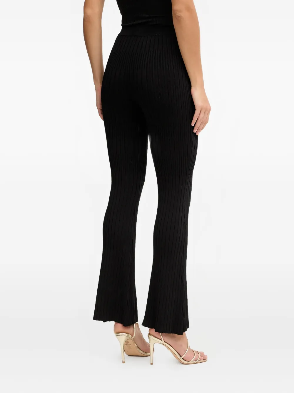 Marciano Janet ribbed logo trousers - Zwart