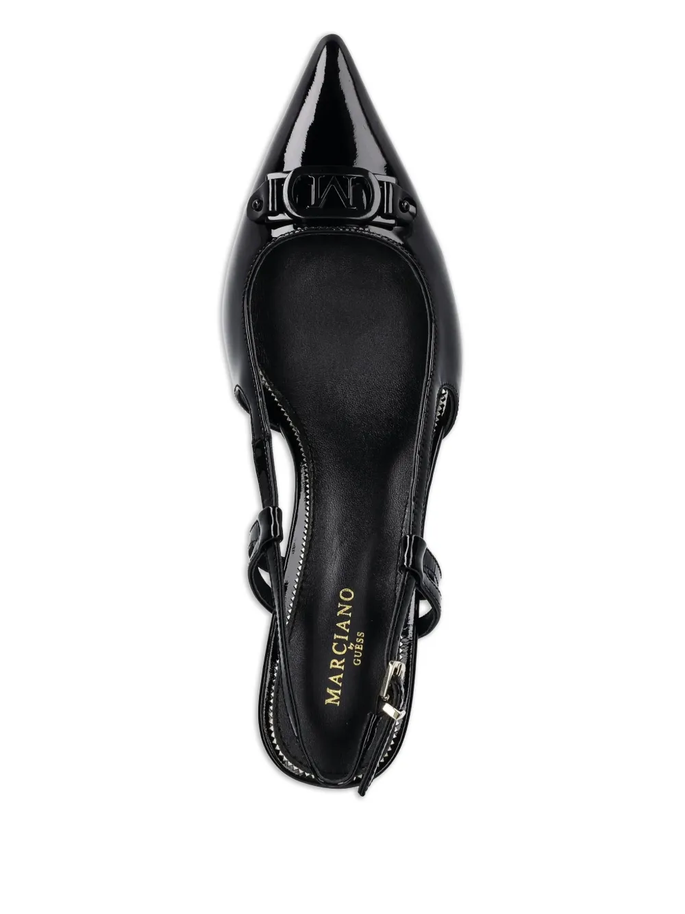 Marciano By Guess Slingback-pumps Mit Logo-schild In Black