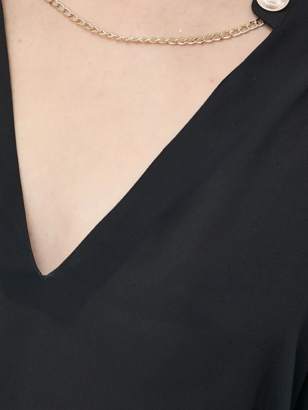 Marciano Chain-detail Blouse In Black
