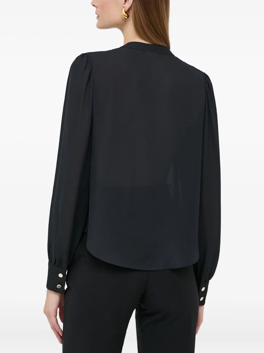 Marciano Chain-detail Blouse In Black