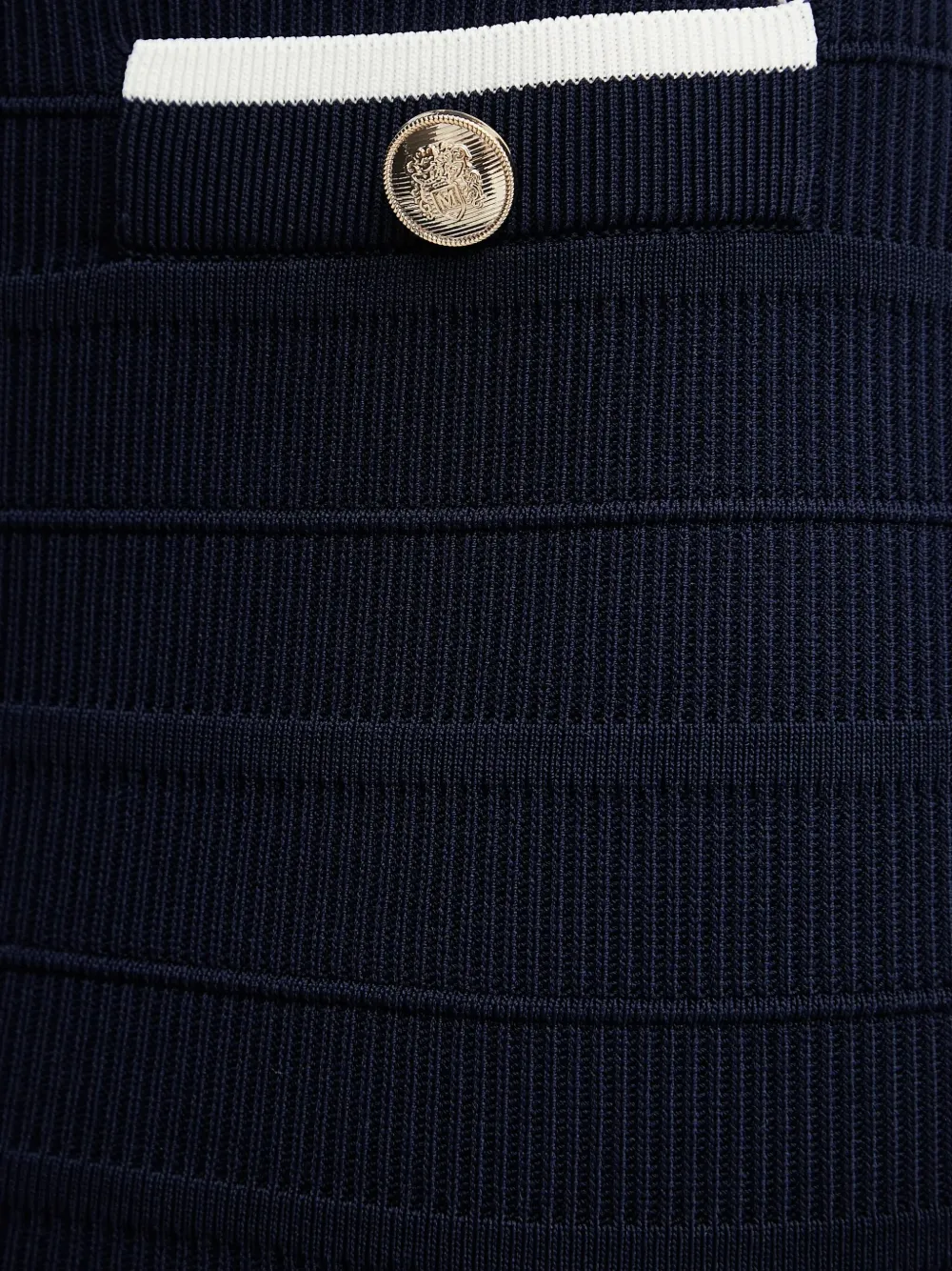 Marciano Button-detail Mini Skirt In Blue