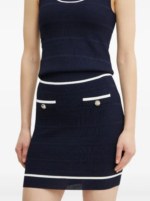 Marciano button-detail mini skirt