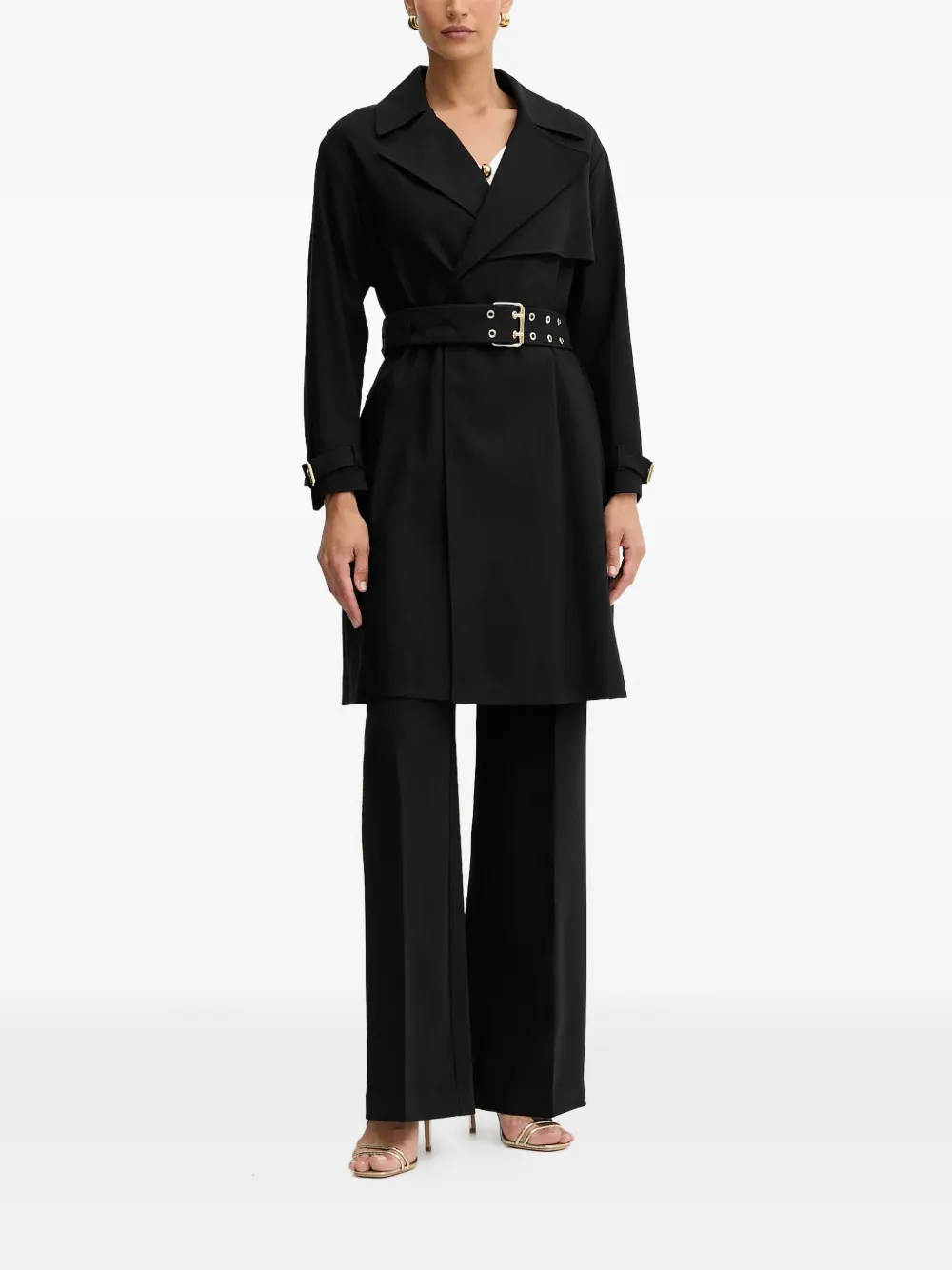 Marciano chain-detail trousers - Zwart