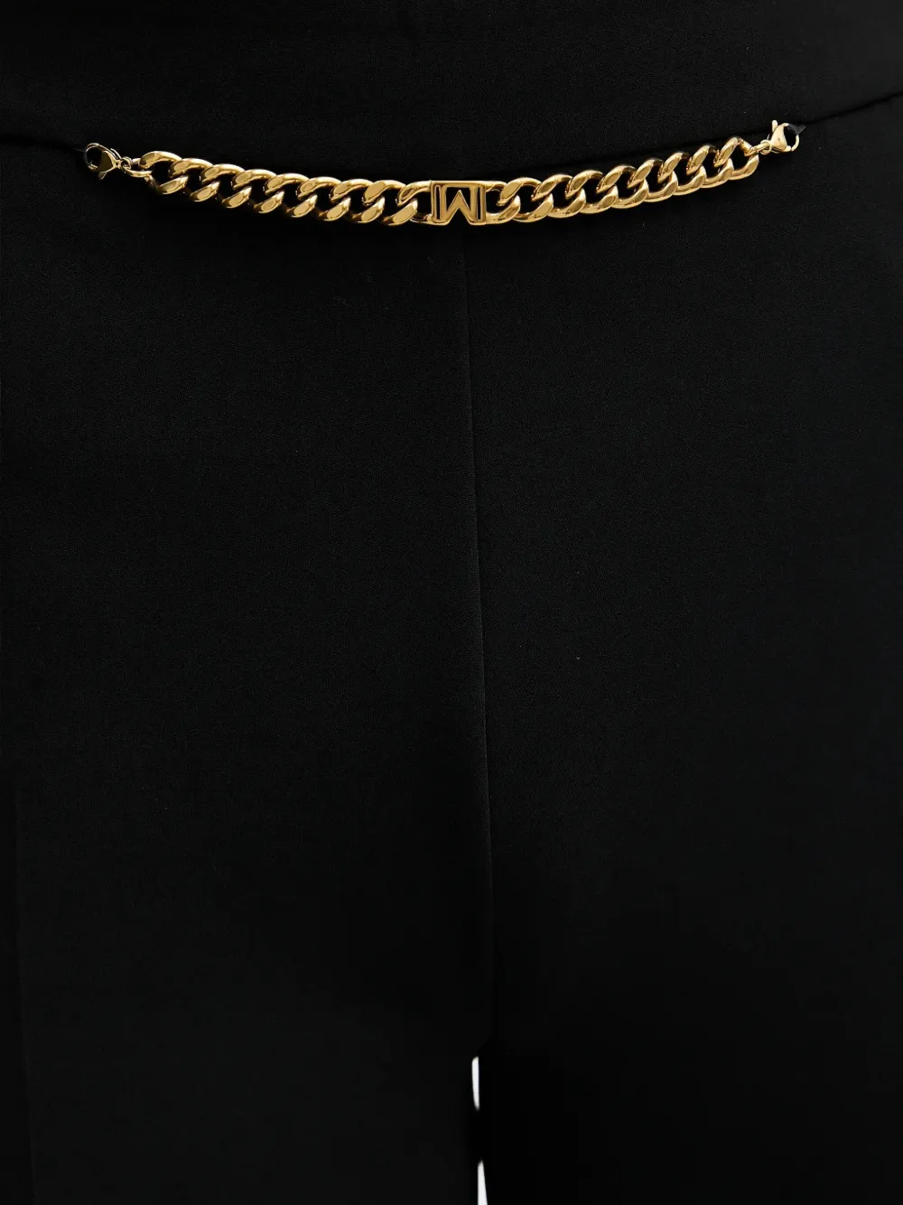 Marciano Chain-detail Trousers In Black