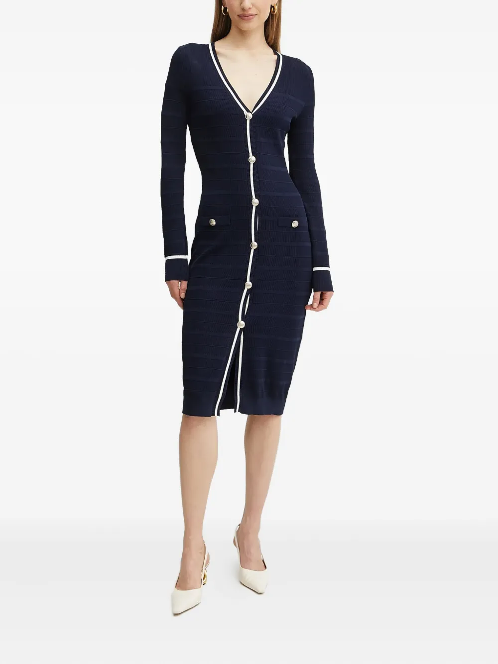 Marciano Ada buttoned mini dress - Blauw