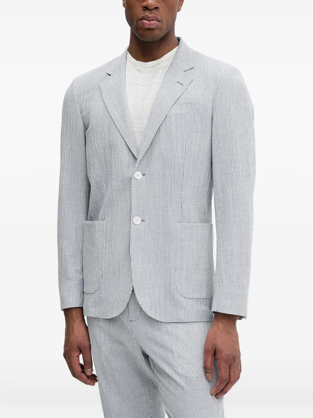 Marciano striped blazer | Blau | Image 1