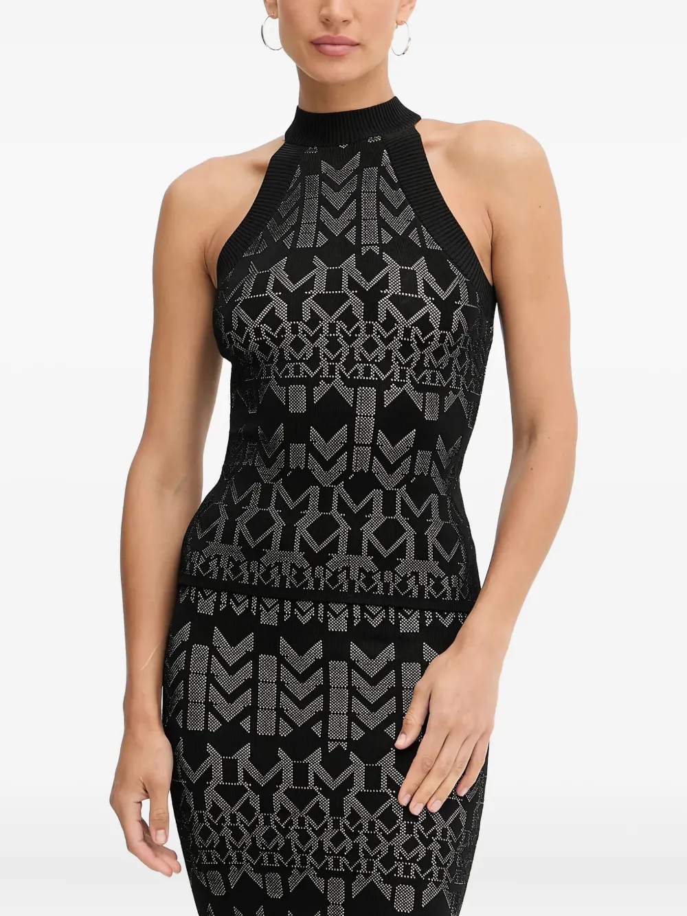 Marciano top con cuello halter | negro | Image 1