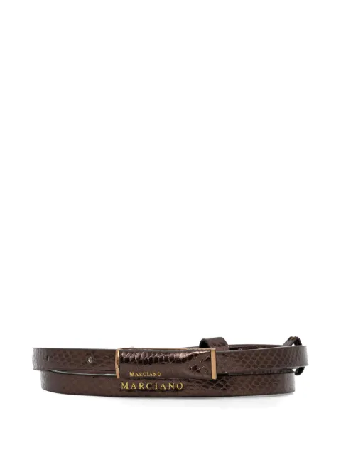 Marciano reptile-effect belt