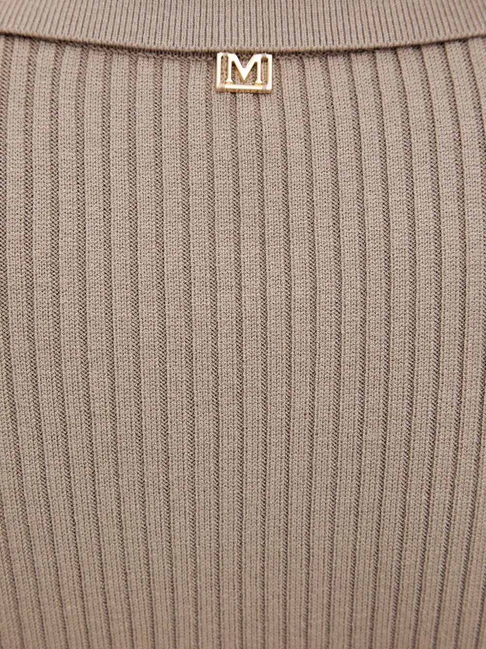 MARCIANO by GUESS Geribbelde midi-jurk Beige