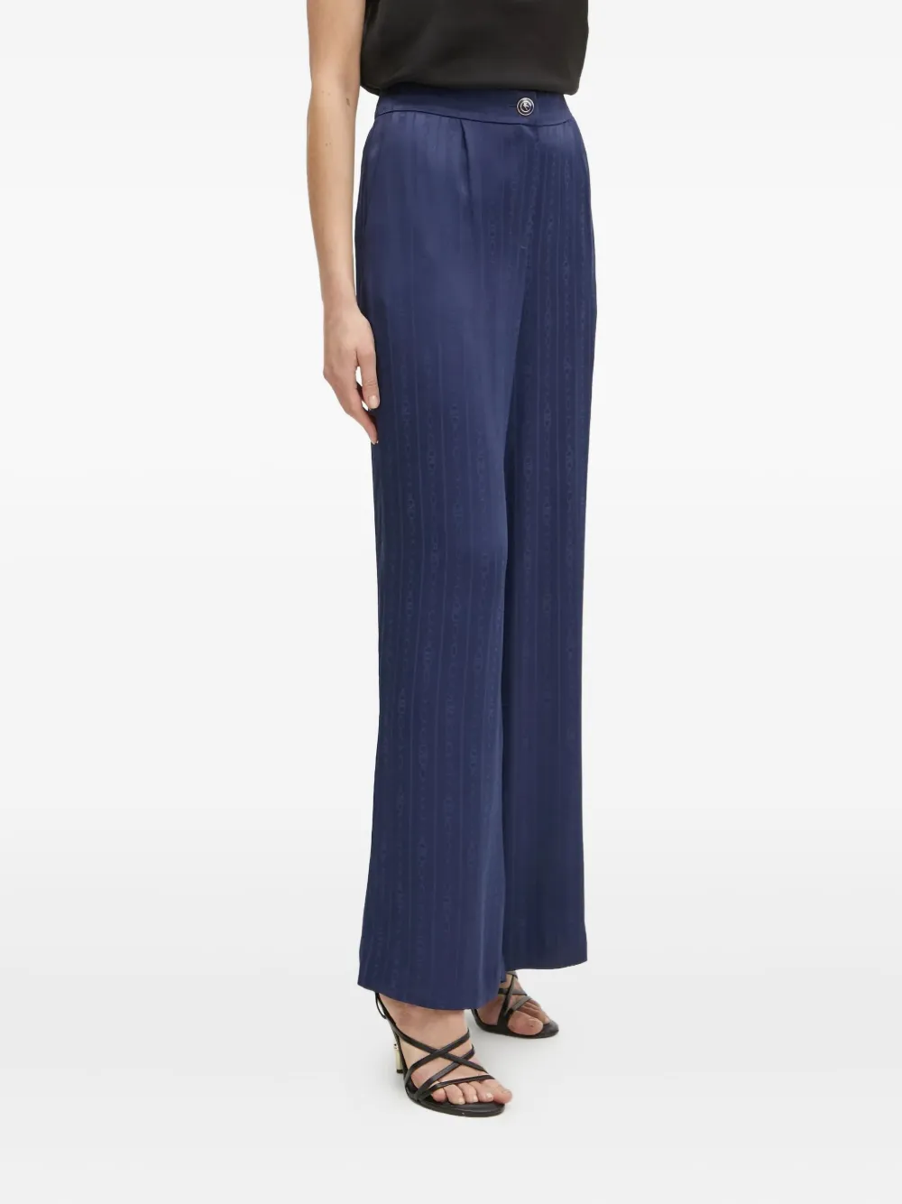 GUESS USA button-fastening pattern trousers | Blue | Image 1