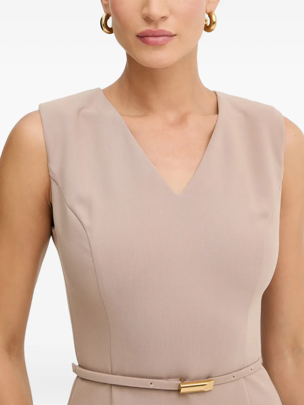 MARCIANO by GUESS Jurk met V-hals Beige