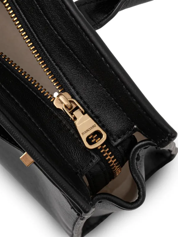 MARCIANO By GUESS Leather Tote Bag | Black | FARFETCH JO