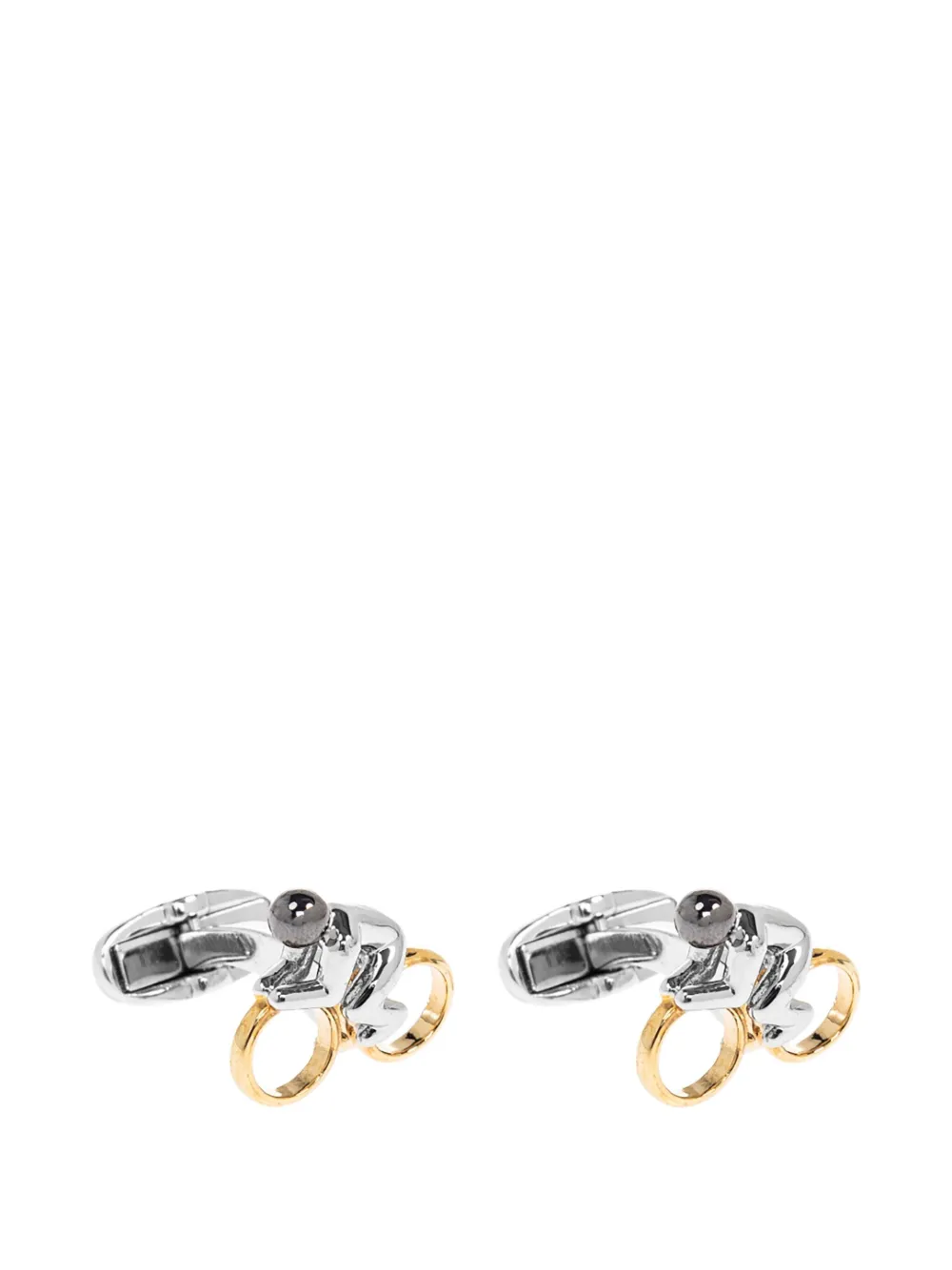 Paul Smith Cyclist cufflinks - Argento