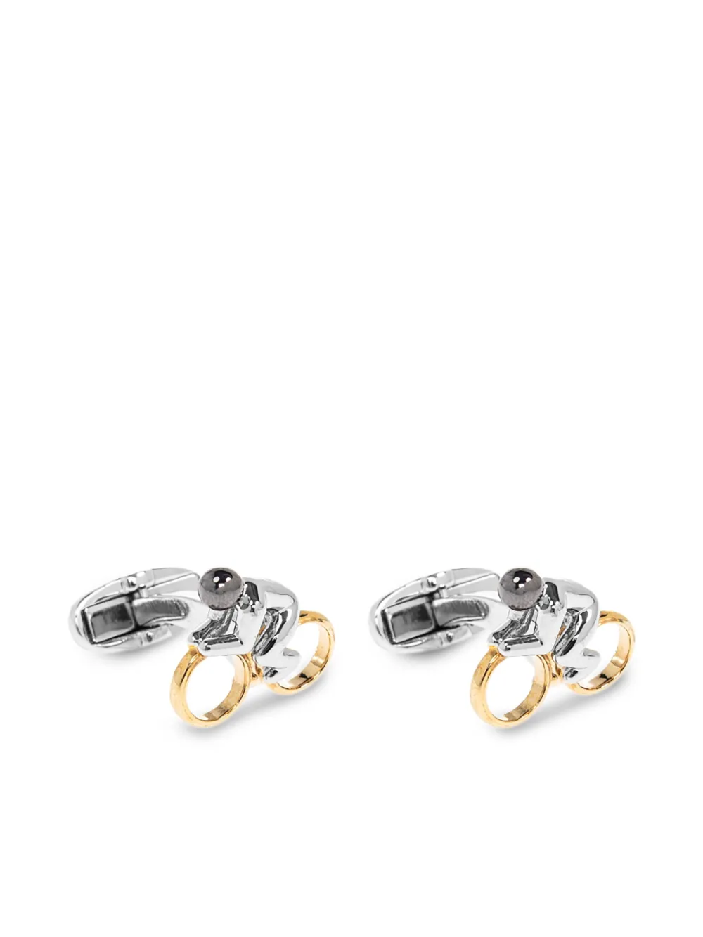 Paul Smith Cyclist cufflinks | Silver | Image 1