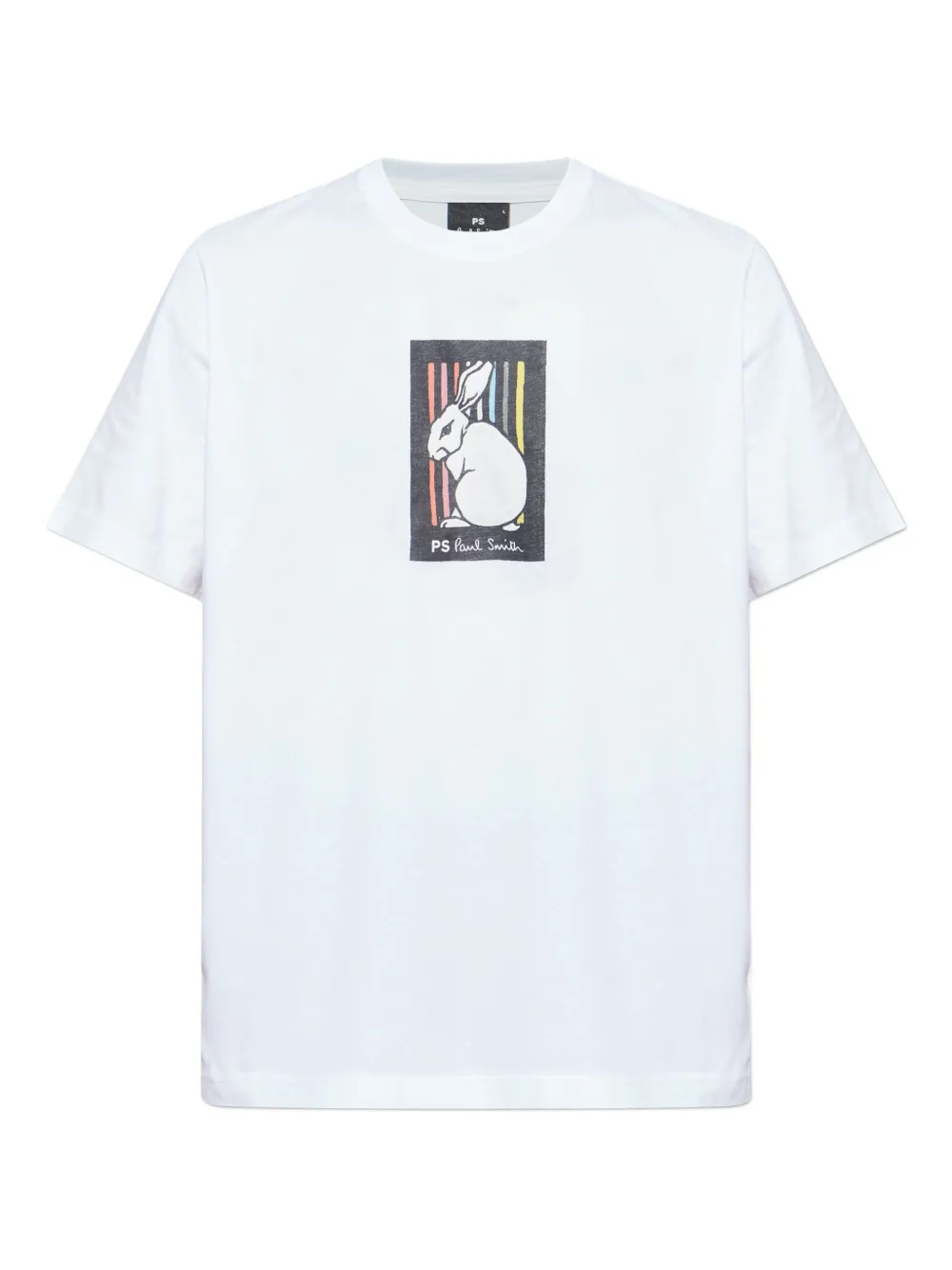 Ps By Paul Smith Rabbit-print T-shirt In Multi