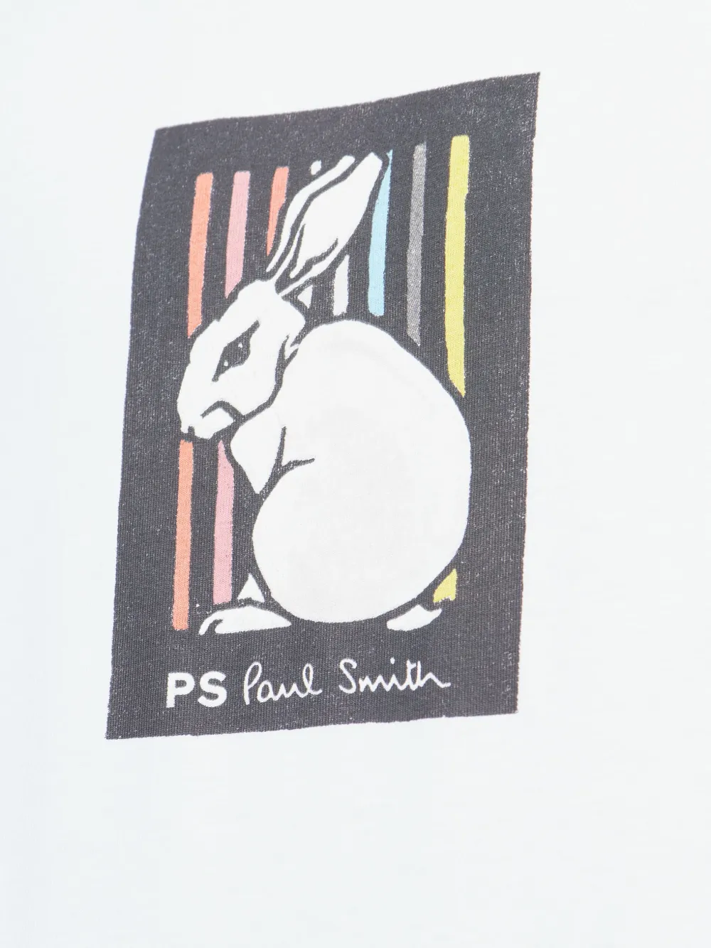 Ps By Paul Smith Rabbit-print T-shirt In Multi