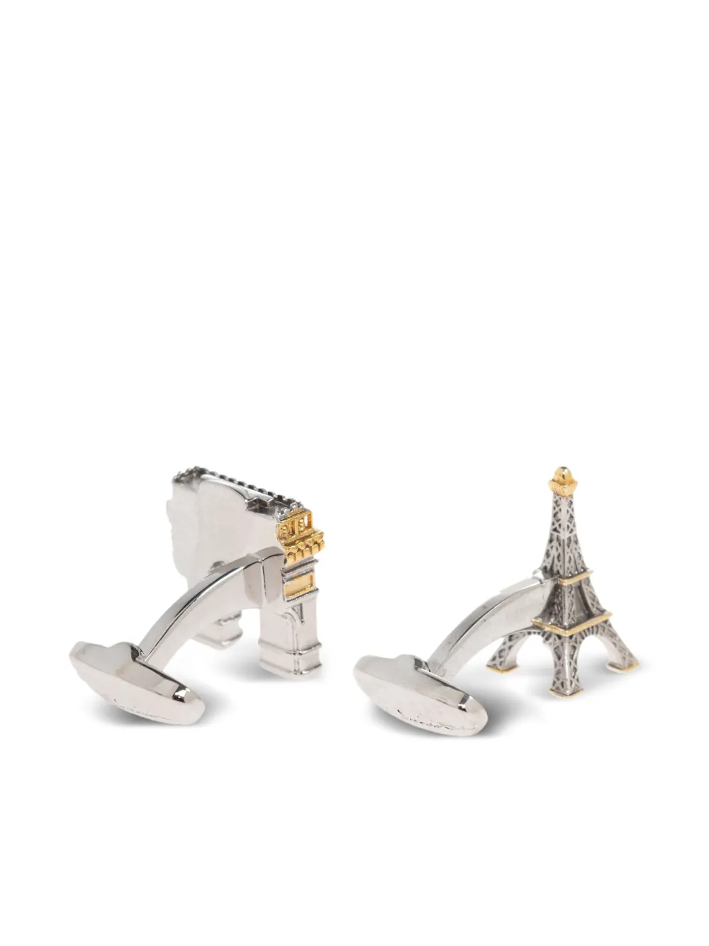 Paul Smith Manchetknopen met Eiffeltoren design Zilver