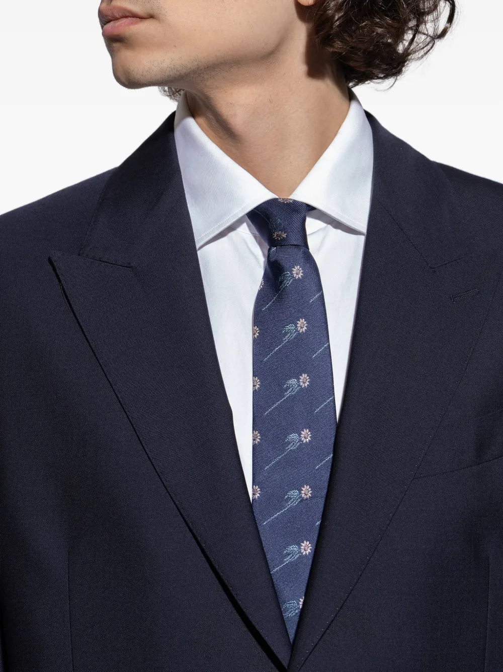 Paul Smith Zijden stropdas Blauw