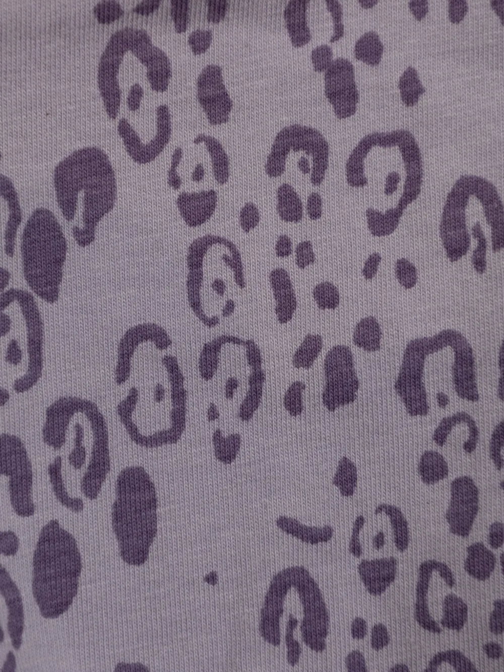 Mini Rodini Legging met luipaardprint en ruche taille Paars