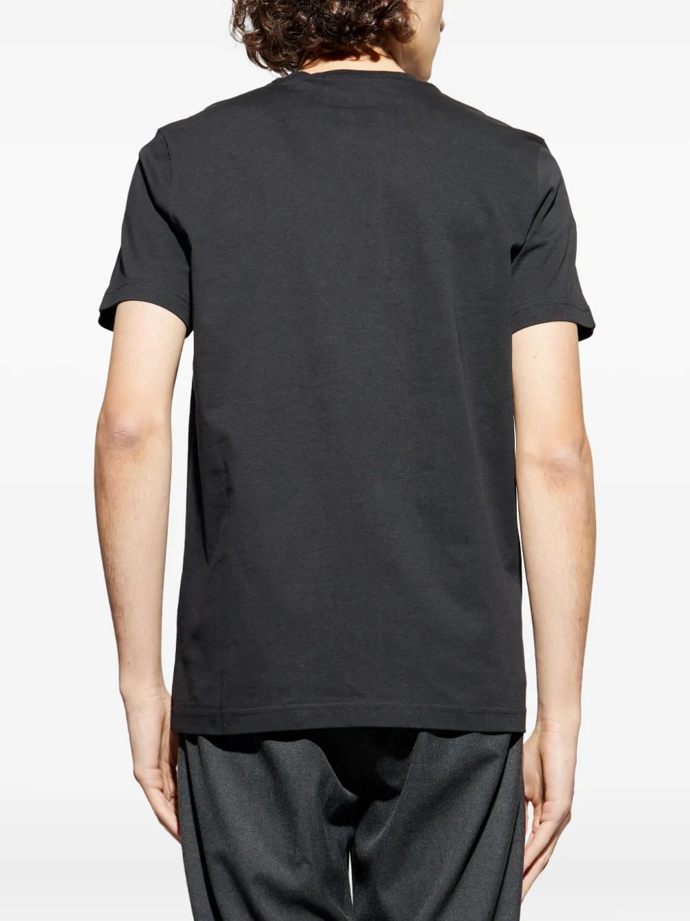 Ps By Paul Smith Zebra-print T-shirt In Black