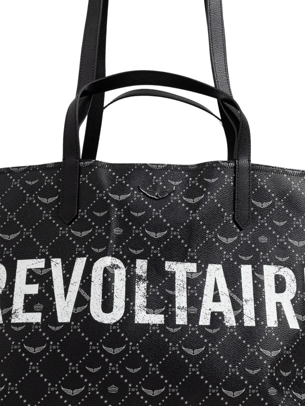 Zadig&Voltaire Shopper met logoprint Zwart