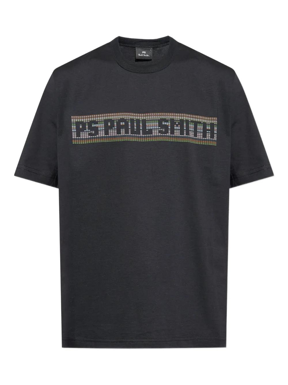 Ps By Paul Smith Logo-print T-shirt In Black