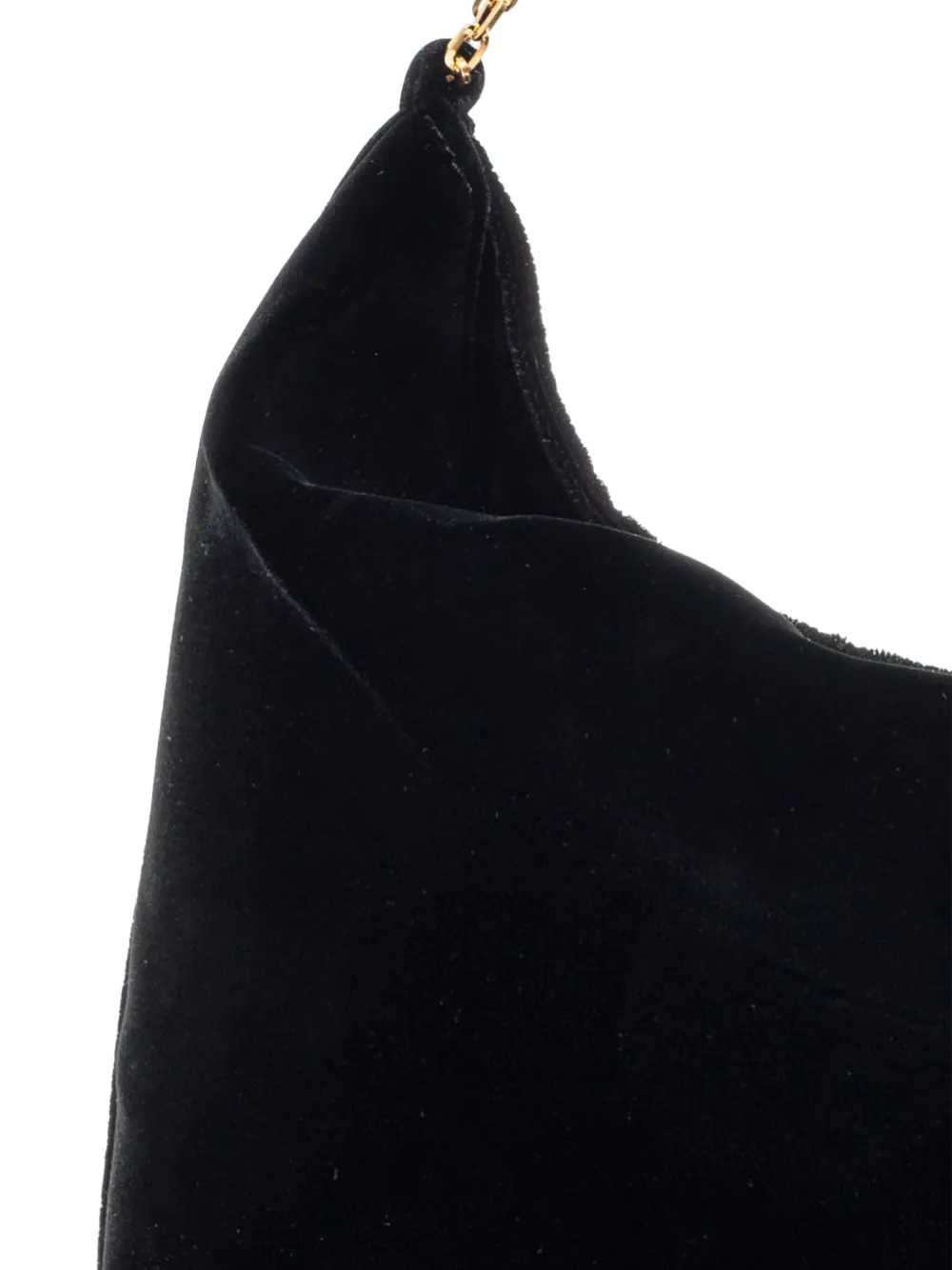 Neous Womens Pavo West Velvet Shoulder Bag Black