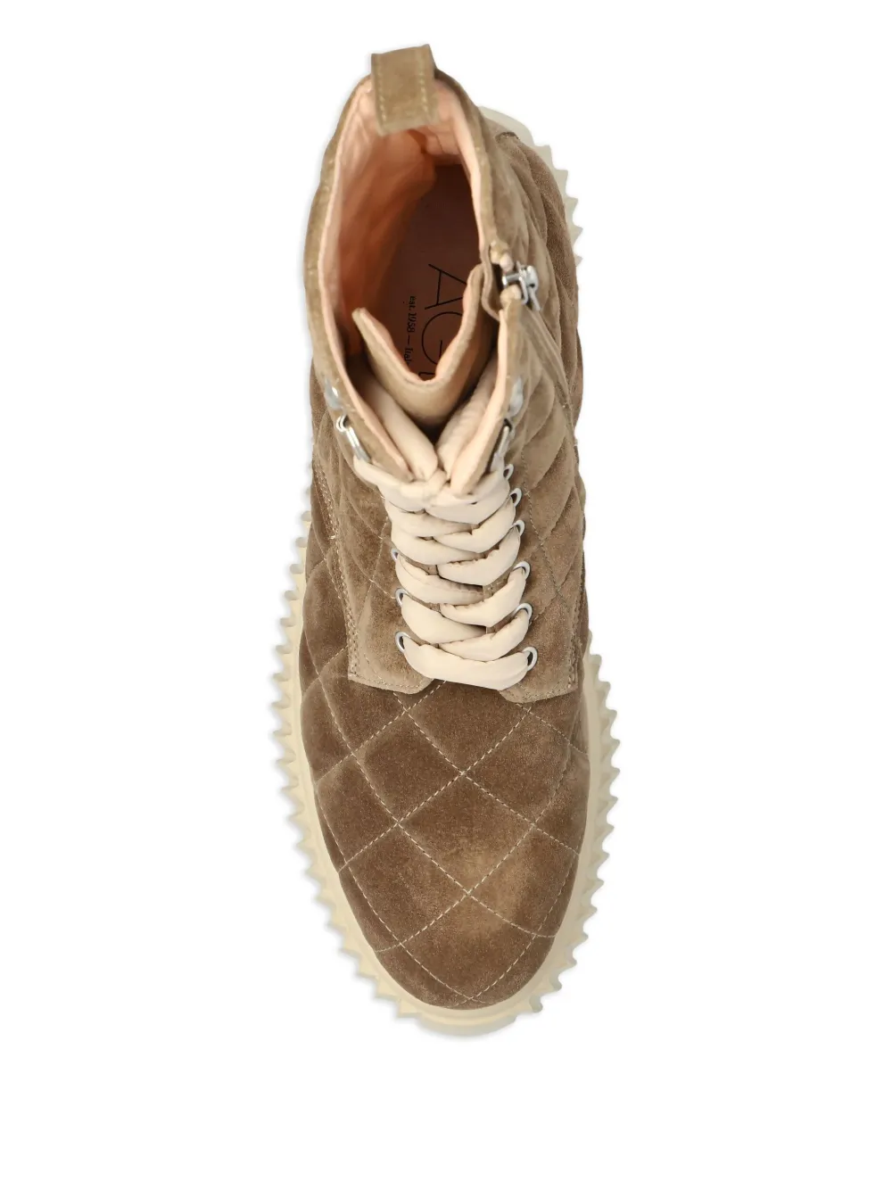  Agl Elsa Quilted Sneakers - Brown 