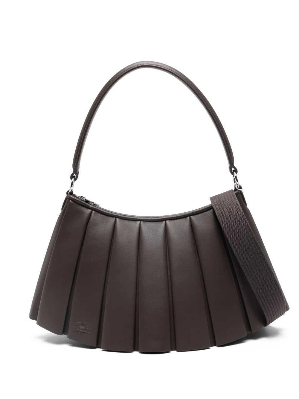 Lacoste medium pleated shoulder bag | marrón | Image 1