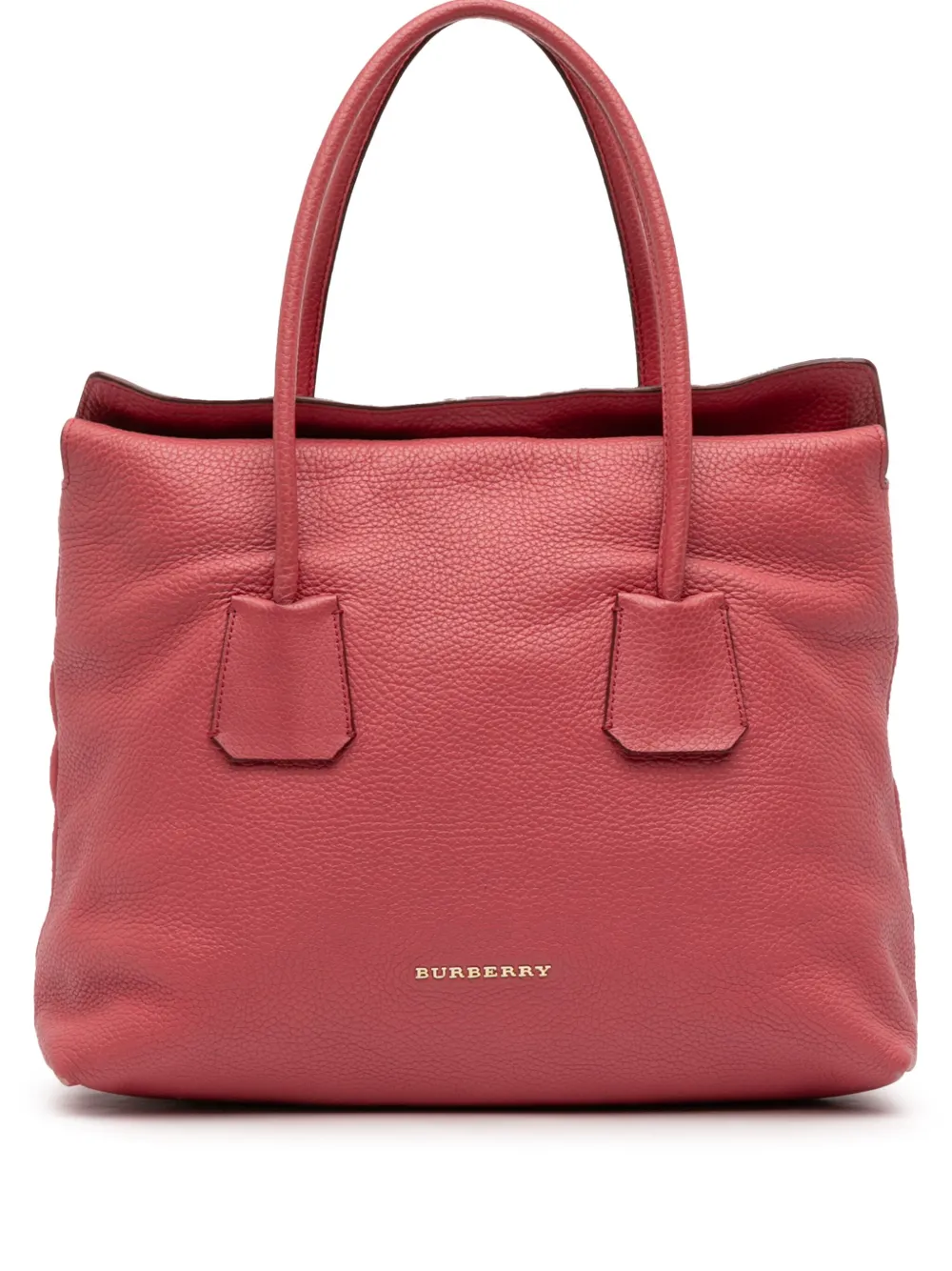 Burberry Pre-Owned 2014 Grained Leather Baynard tote bag - Rosso