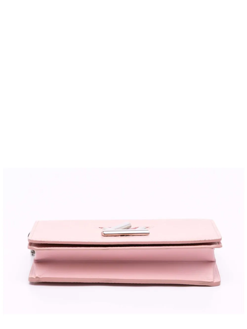 Pre-owned Louis Vuitton 2019 Epi Twist Belt Chain Wallet Crossbody Bag In Pink
