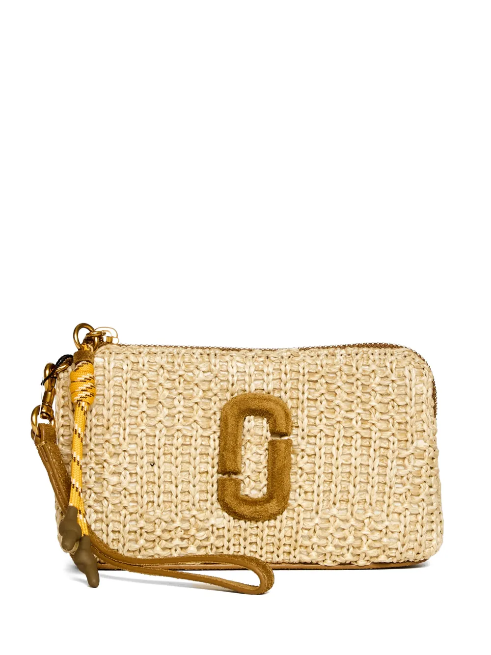 Marc Jacobs The Wristlet woven clutch bag - Toni neutri