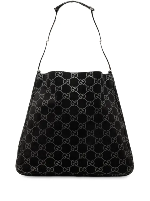 Gucci Pre-Owned 2000-2015 GG Suede shoulder bag