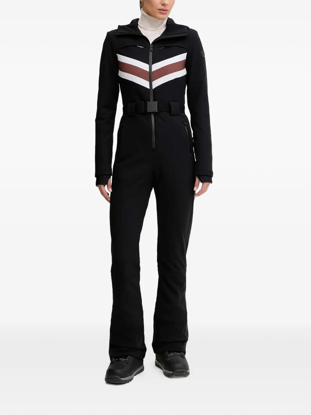 MC2 Saint Barth Skipak met ceintuur - Zwart