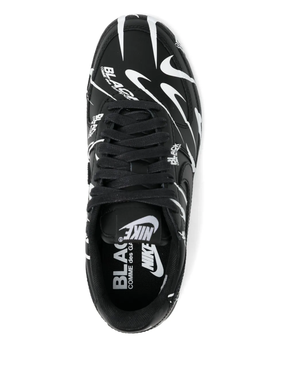 Black Comme Des Garçons X Nike Field General '82 Low-top Trainers In Black