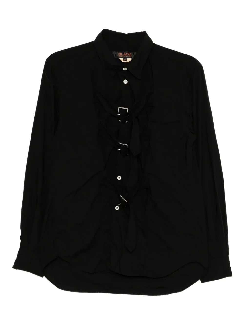 Black Comme Des Garçons camisa con hebilla | negro | Image 1