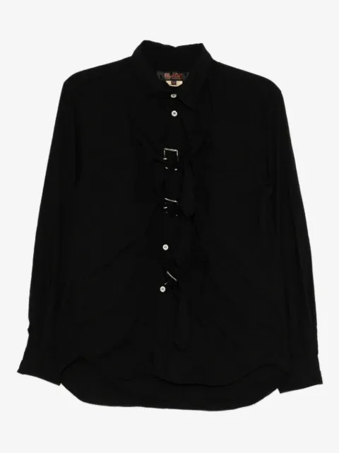 Black Comme Des Garçons skjorta med spänne