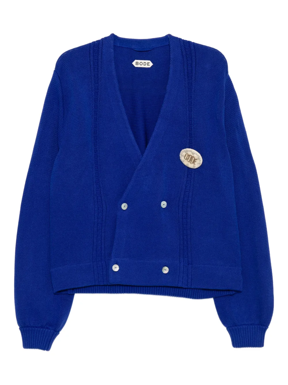 BODE double-breasted cardigan | Blue | Image 1