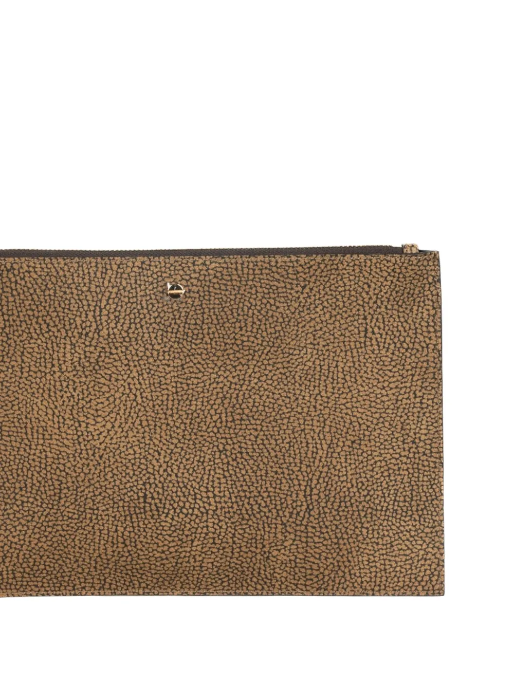 Borbonese zip top clutch bag | Image 2