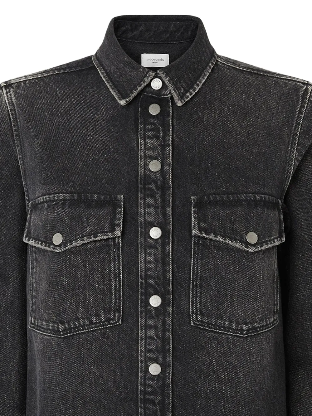 Jacob Cohën pocket button shirt - Zwart