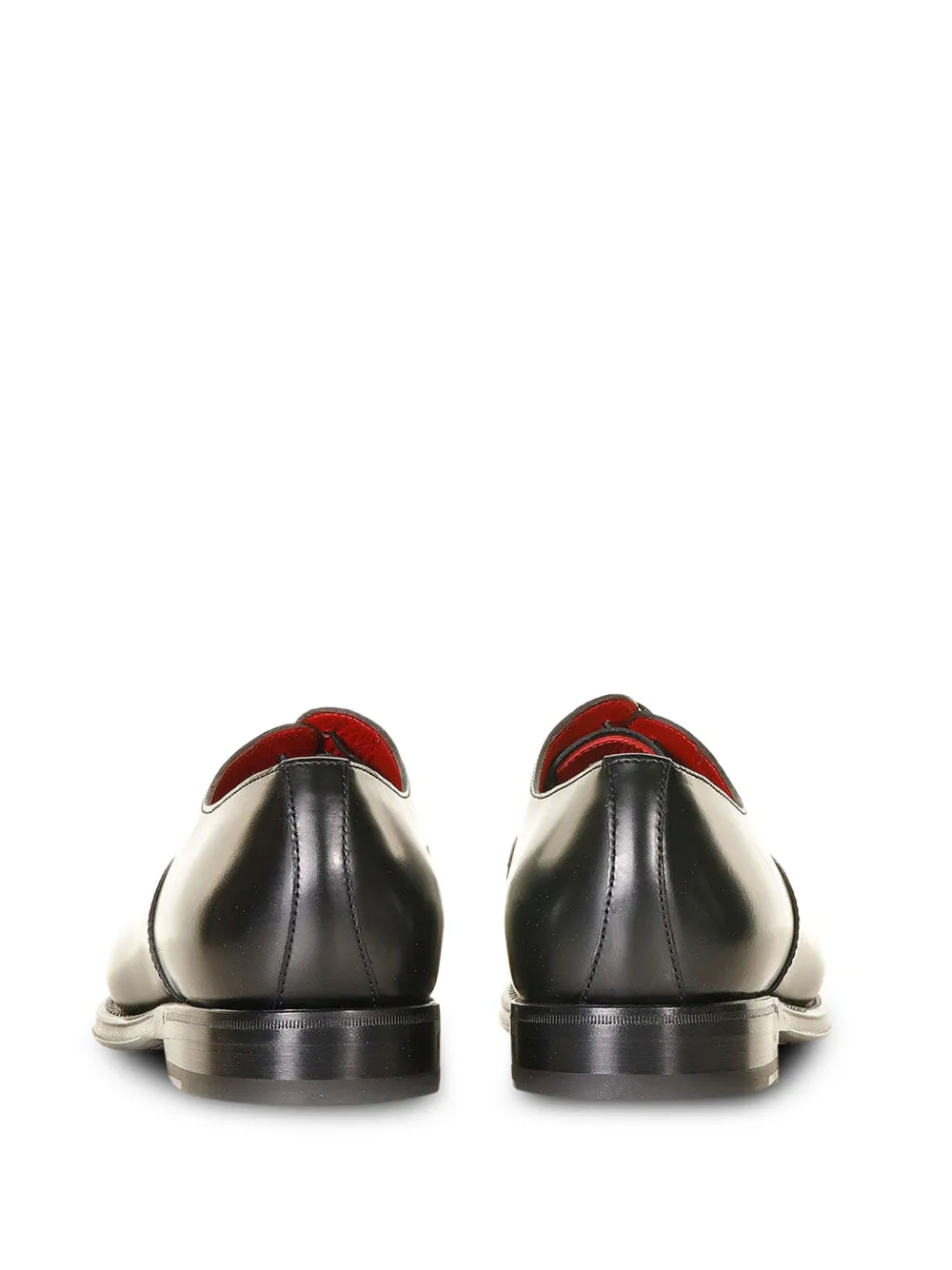 Neil Barrett Gepolijste Oxford schoenen Zwart