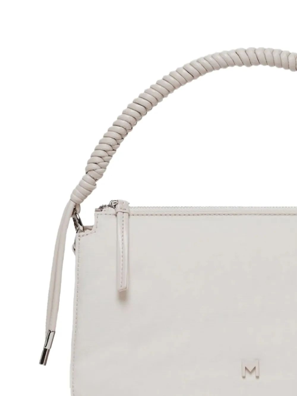  Marella Braided Handle Tote Bag - Neutrals 