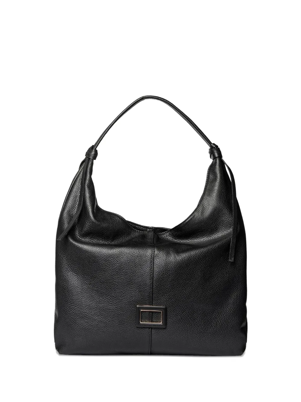 Marc Ellis Wenda textured-buckle tote bag - Zwart