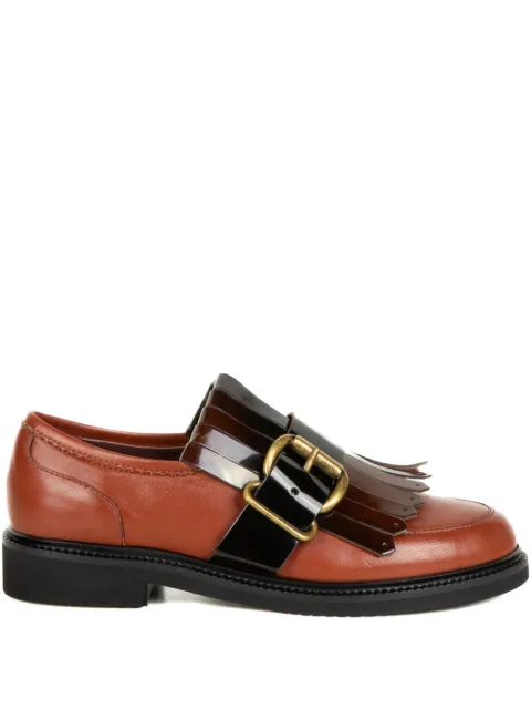 Viola Ricci fringed-buckle loafers