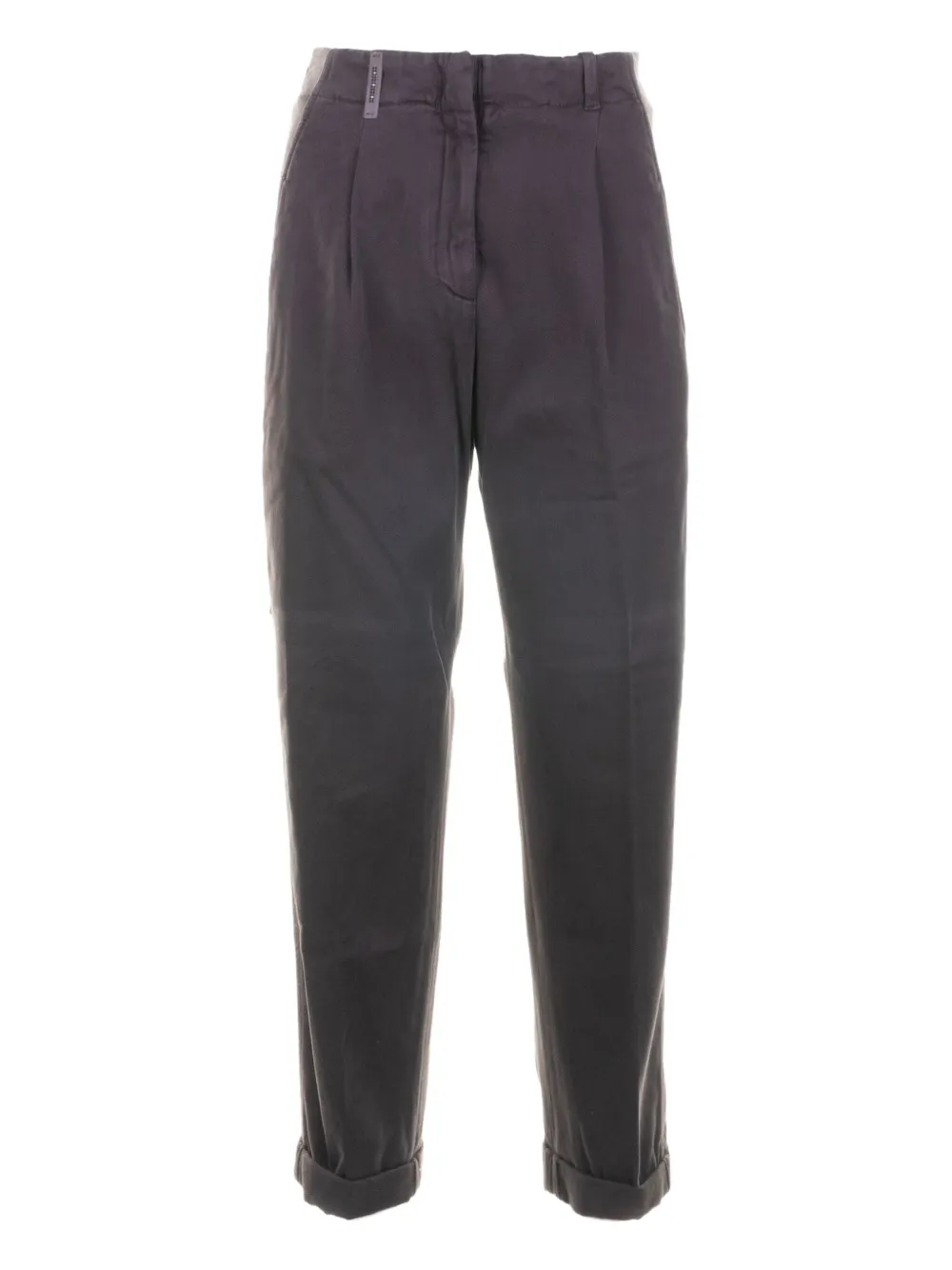 Peserico pleated-cuffed trousers | Brown | Image 1