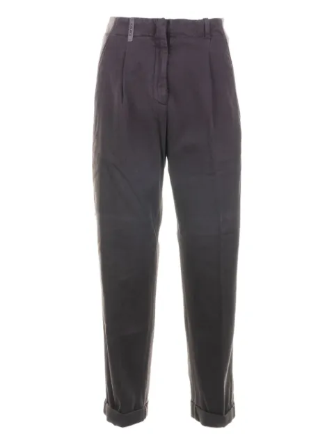 Peserico pleated-cuffed trousers