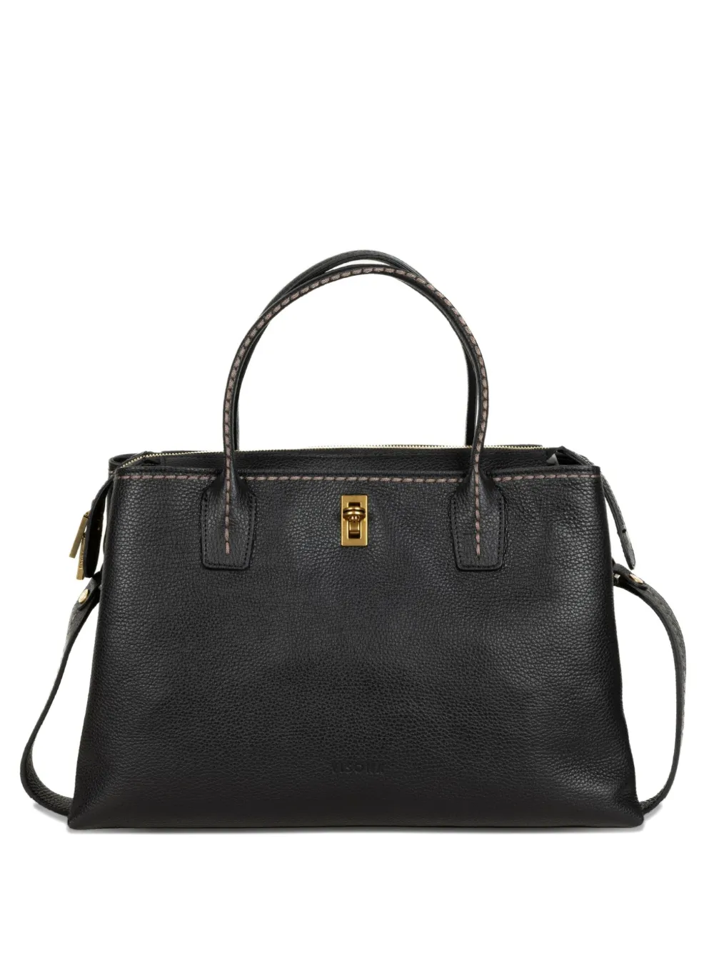 Visonà Medium Penelope Tote Bag In Black