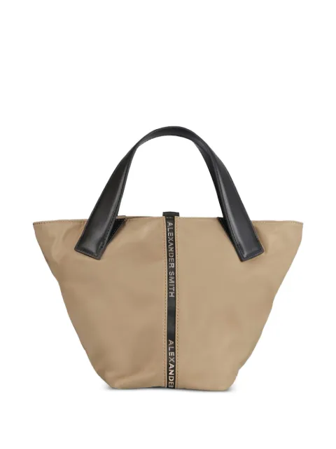 Alexander Smith small Lauren logo-strap tote bag