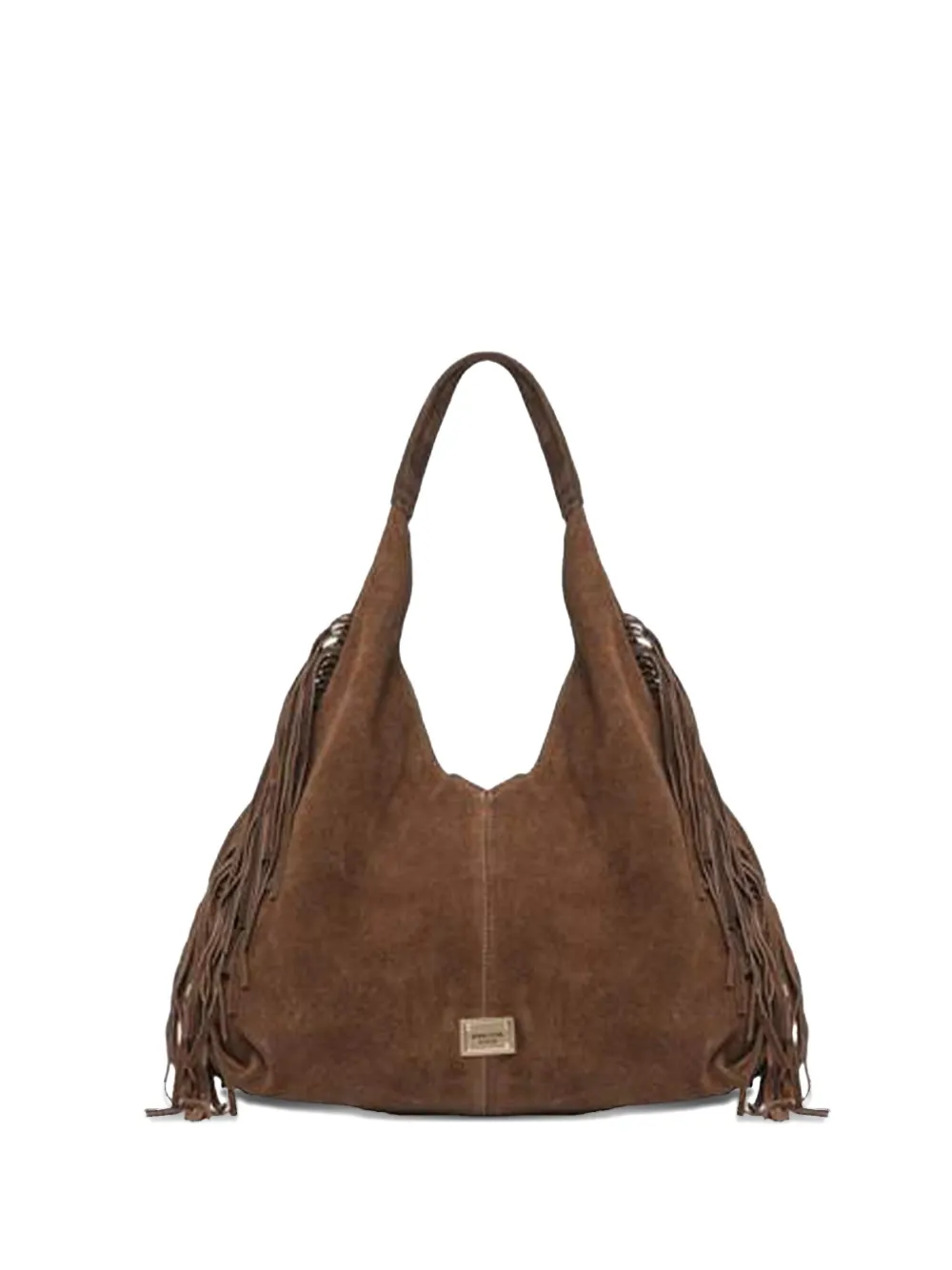 Marc Ellis fringed suede tote bag - Bruin